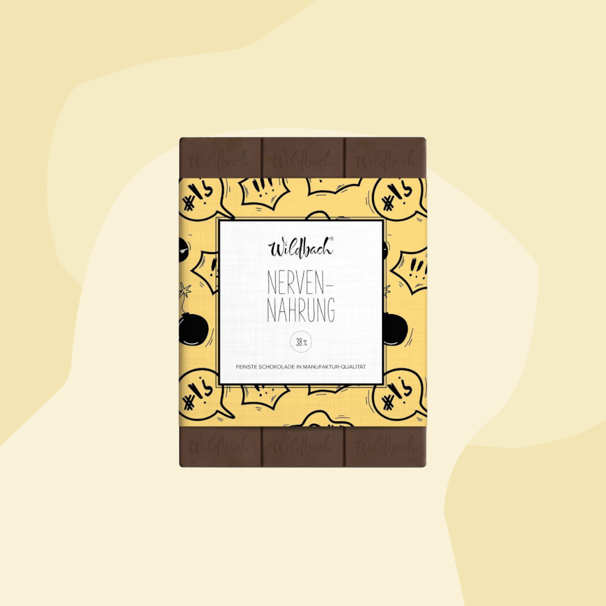 Wildbach Schokolade: Nervennahrung Vollmilch Schokolade für alle Fälle