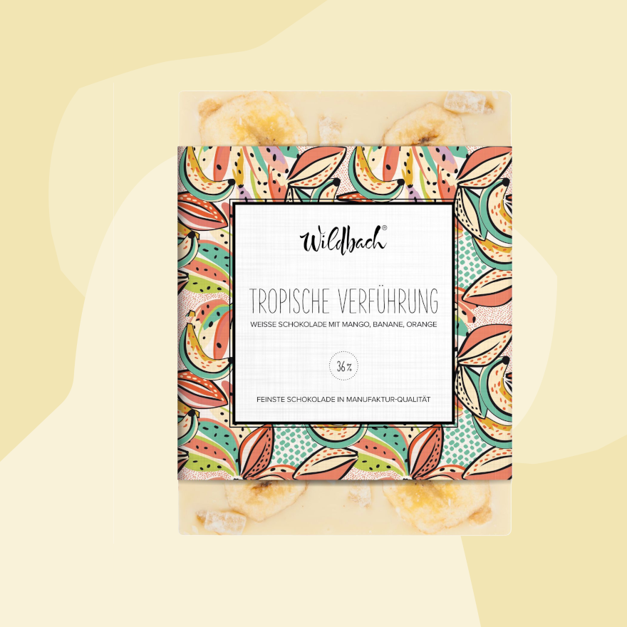 Wildbach Schokolade Tropische Verführung Mango Feinkost Delikatessen Manufakturen Geschenke Köln Online Shop Spezialitäten Gourmet