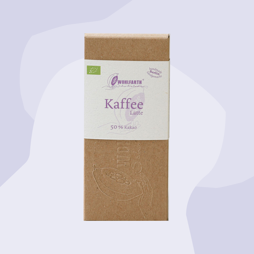 Schokolade mit Kaffee latte Wohlfarth Schokolade Feinkost Delikatessen Manufakturen Geschenke Köln Online