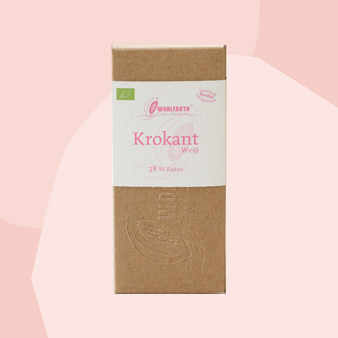 Schokolade mit Krokant weiß Wohlfarth Schokolade Feinkost Delikatessen Manufakturen Geschenke Köln Online