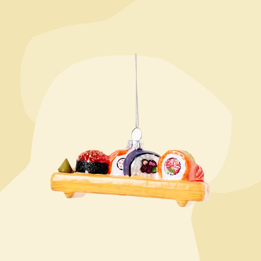 by Vivi Glasanhänger Christbaumschmuck Sushi Geschenke Koeln Geschenkeladen Online Shop Gourmets Foodies Feinkostladen