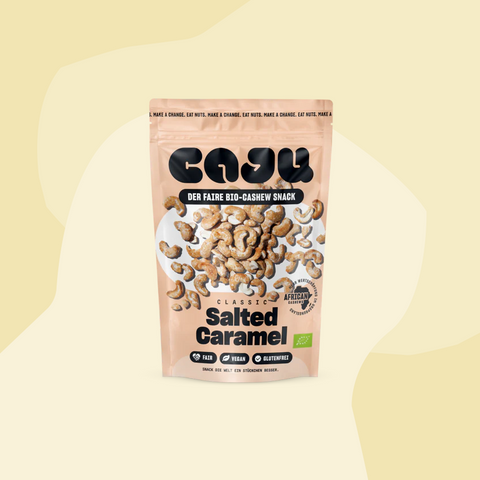 caju Cashews Salted Caramel Snack Feinkost Delikatessen Manufakturen Geschenke Spezialitäten Feinkostladen Köln Online Shop
