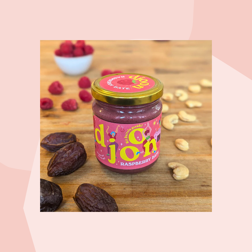 djoon Schokolade Dattel Aufstrich Cashews Himbeere Raspberry Feinkost Feinkostladen Delikatessen Spezialitäten Köln Geschenke Foodies Datteln vegan