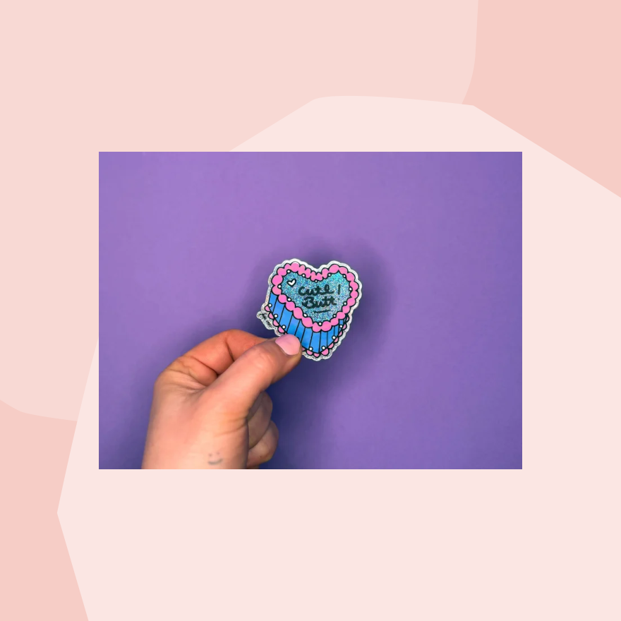 Frau Ines Glitzersticker Kuchen Torte 
 Foodies Gourmet Geschenk Feinkost Feinkostladen Geschenkeladen Köln Online Shop