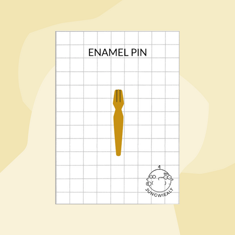 jungwiealt Emaille Pin Pommesgabel Concept Store Feinkostladen Feinkost Geschenke Geschenkeladen Köln Online Shop Foodies Gourmets