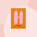 jungwiealt Postkarte Geburt Wurst Feinkost Geschenk Concept Store Köln Online Shop Delikatessen Feinkostladen Feinkostgeschäft Geschenkeladen