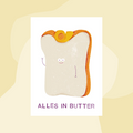 Postkarte: Alles in Butter.