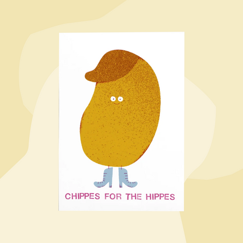 jungwiealt Postkarte Chippes for the Hippes Concept Store Feinkostladen Feinkost Geschenke Geschenkeladen Köln Online Shop Foodies Gourmets