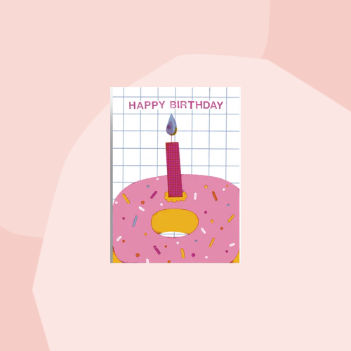 jungwiealt Postkarte Donut Happy Birthday Concept Store Feinkostladen Feinkost Geschenke Geschenkeladen Köln Online Shop Foodies Gourmets
