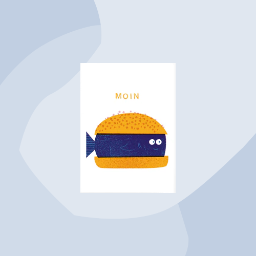 jungwiealt Postkarte Fischbrötchen Moin Concept Store Feinkostladen Feinkost Geschenke Geschenkeladen Köln Online Shop Foodies Gourmets