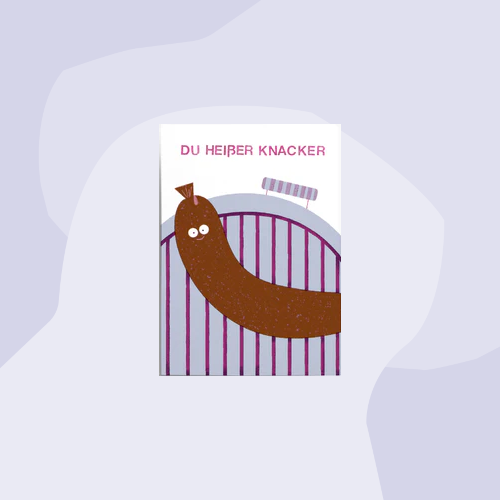 jungwiealt Postkarte Grillwurst Barbeque Du heißer Knacker Concept Store Feinkostladen Feinkost Geschenke Geschenkeladen Köln Online Shop Foodies Gourmets