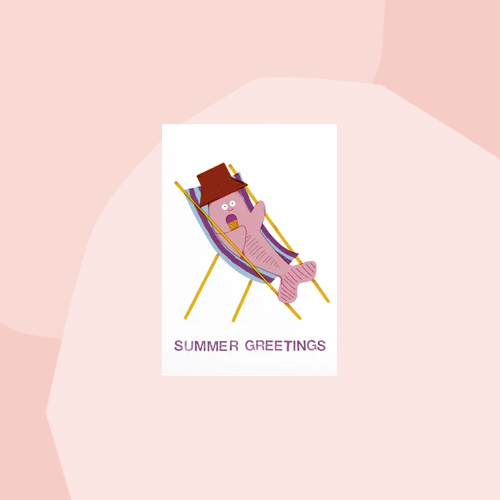 jungwiealt Postkarte Summer Greetings Eis Fisch Concept Store Feinkostladen Feinkost Geschenke Geschenkeladen Köln Online Shop Foodies Gourmets