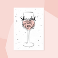 Postkarte: Skandal um Rosé