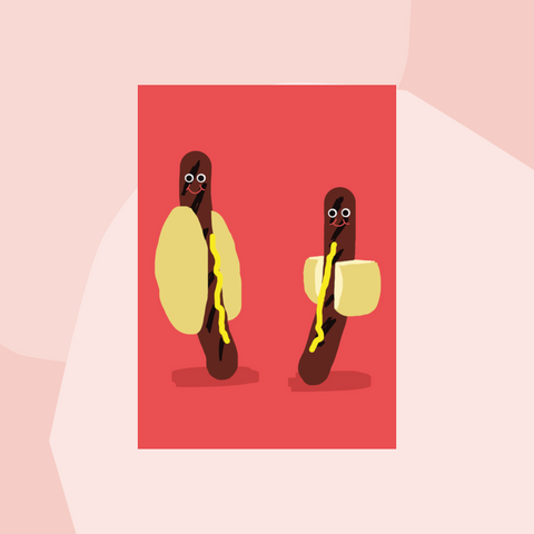 Squizzy P Postkarte Würstchen Duo Concept Store Feinkostladen Feinkost Geschenke Geschenkeladen Köln Online Shop Foodies Gourmets
