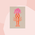 togethery Postkarte Hummber Blume Feinkost Online Shop Feinkostladen Geschenke  Geschenkeladen Köln Foodies Gourmets Concept Store