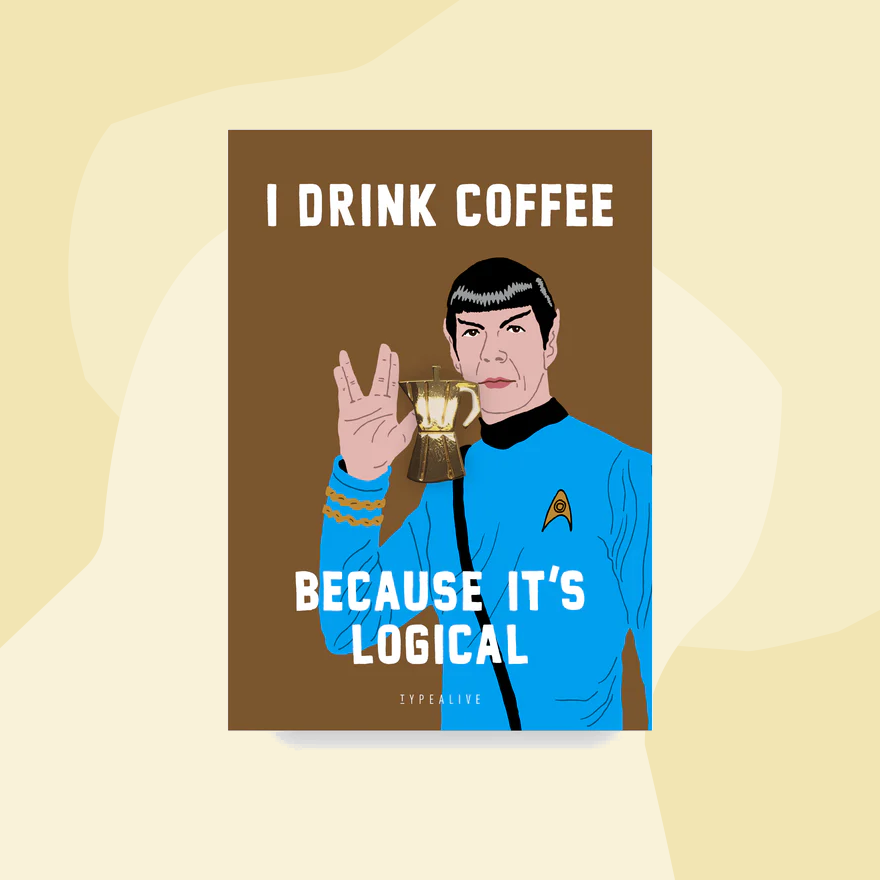 typealive Postkarte Kaffe Espresso Coffee Scotty Pin Köln Online Shop Geschenkeladen Feinkostladen Feinkost Gourmets Foodies