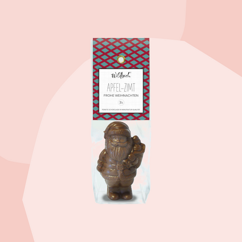 Wildbach Schokolade Weihnachtsmann Vollmilch Apfel-Zimt Weihnachten Geschenke Adventskalender Feinkost Delikatessen Spezialitäten Köln Feinkostladen