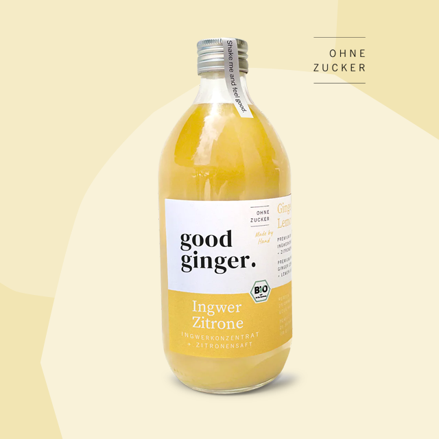 good ginger Ingwerkonzentrat mit Zitrone Ingwer Zitrone Feinkost Delikatessen Manufakturen Geschenke Köln Online