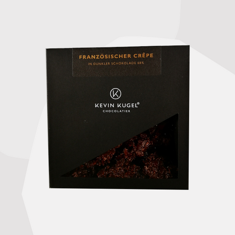 Französische Crêpes in dunkler Schokolade Kevin Kugel Feinkost Delikatessen Manufakturen Geschenke Köln Online