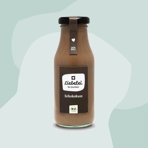Bio Schokoladen-Eierlikör Schokokuss Liebelei Liköre 200 ml Feinkost Delikatessen Manufakturen Geschenke Köln Onlineshop