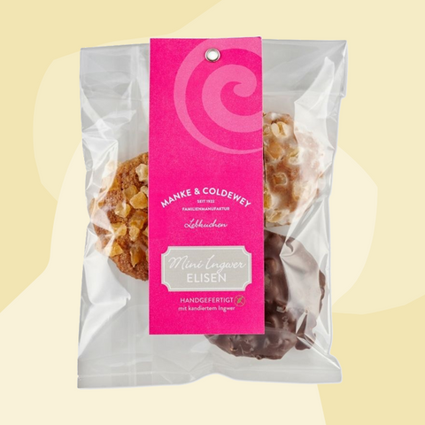 Mini-Elisen-Lebkuchen mit Ingwer Manke & Coldewey Feinkost Delikatessen Manufakturen Geschenke Köln Onlineshop