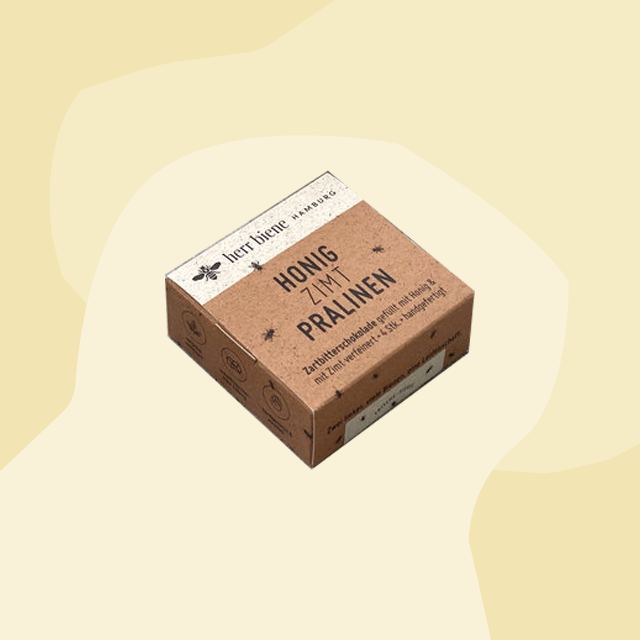 Honig-Zimt-Pralinen herr biene 4 Pralinen Feinkost Delikatessen Manufakturen Geschenke Köln Online