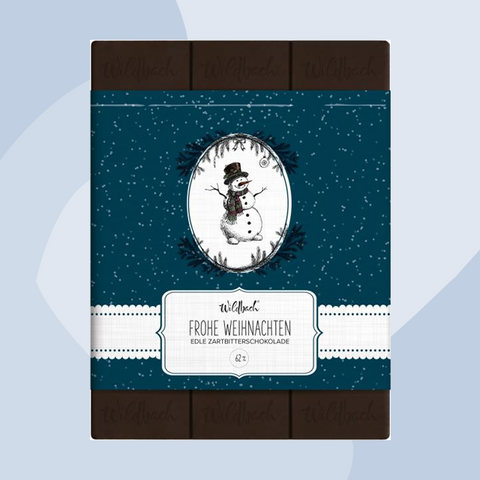 Zartbitterschokolade Frohe Weihnachten Wildbach Schokolade Feinkost Delikatessen Manufakturen Köln Geschenke Online